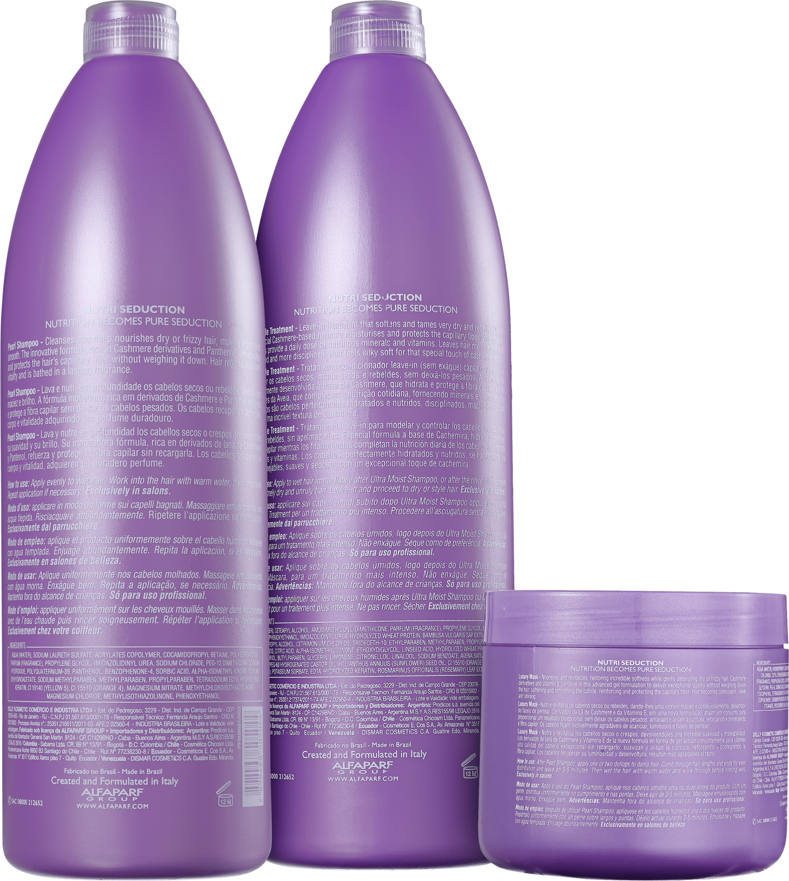 Alfaparf Nutri Seduction Deep Nutrition Salon Kit (3 Produtos)