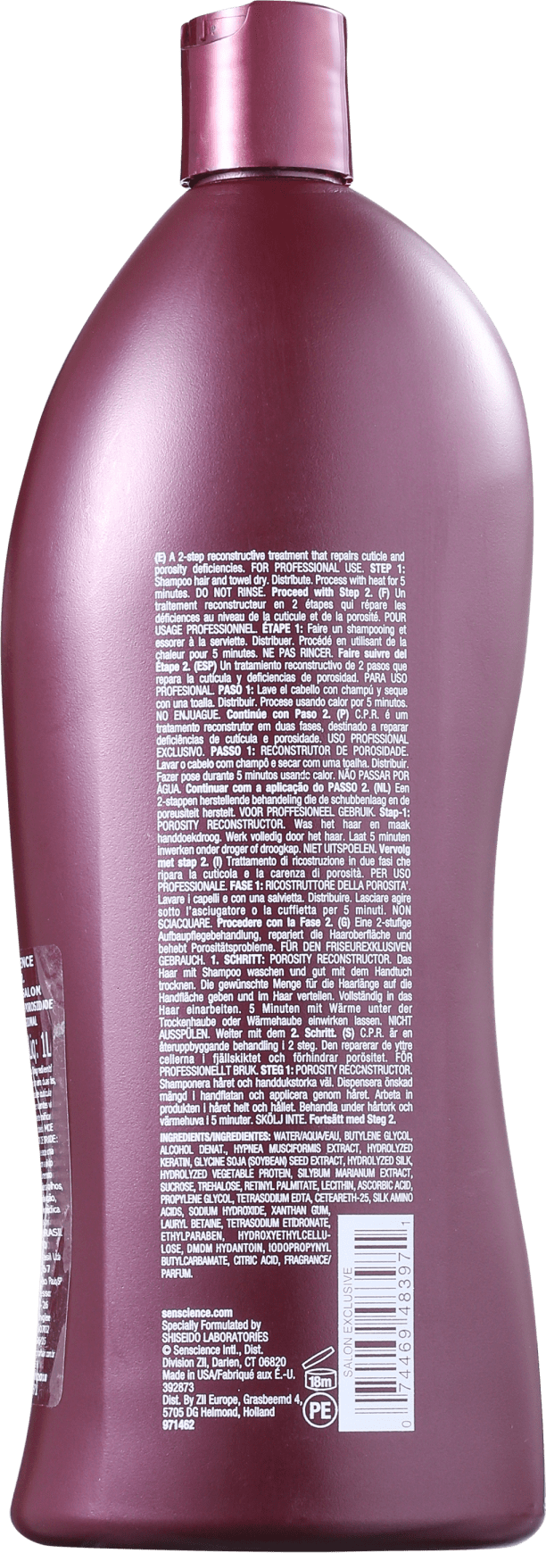 Senscience C.P.R. Step 1 Porosity Reconstructor - Tratamento Reconstrutor 1000ml