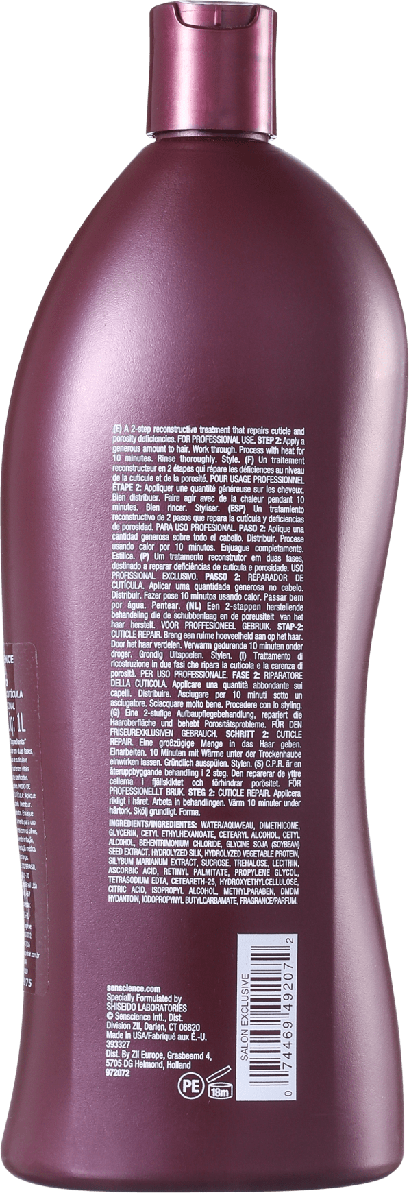 Senscience C.P.R. Step 2 Cuticle Repair - Tratamento 1000ml