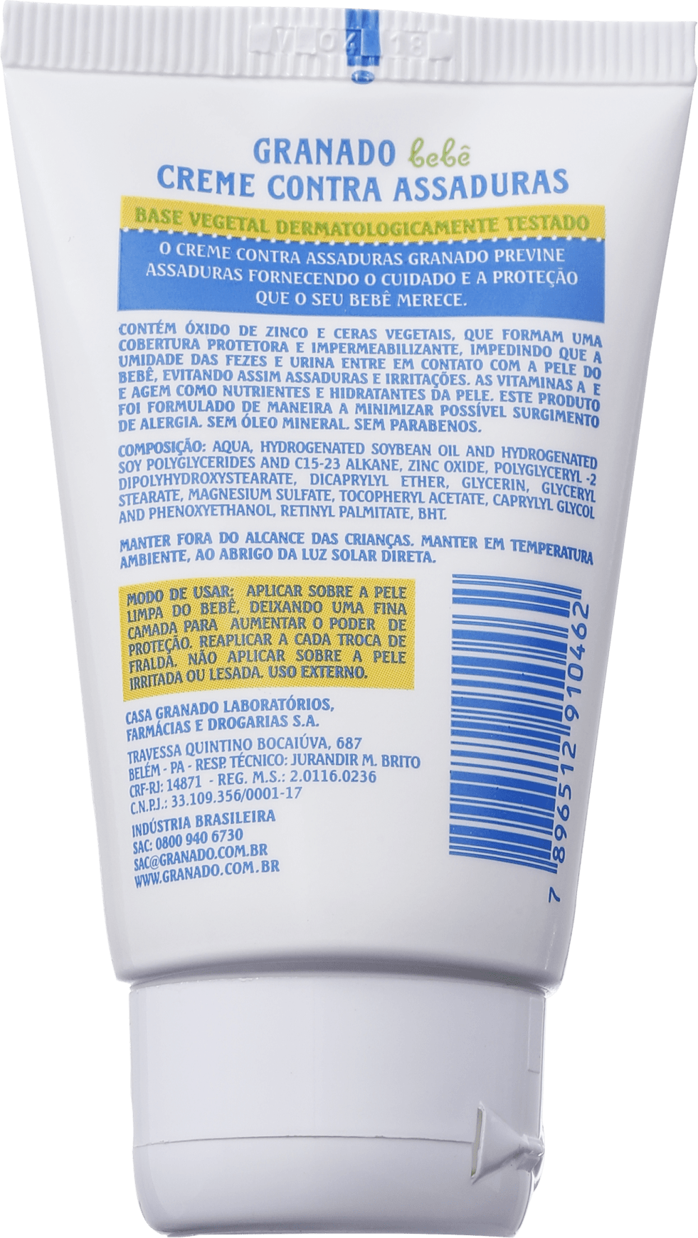 Granado Bebê - Creme para Assaduras 50g