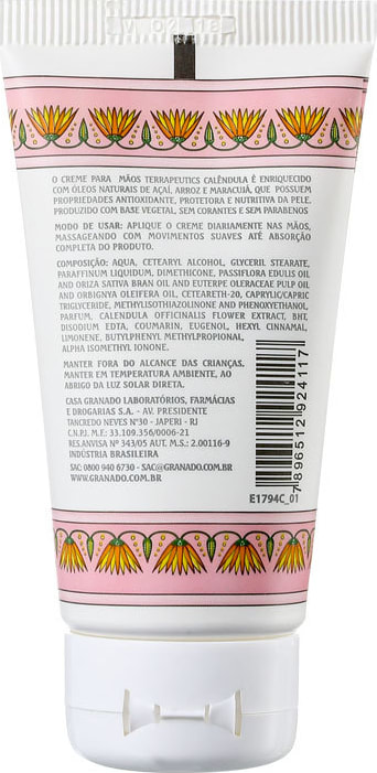 Granado Terrapeutics Calêndula - Creme para as Mãos 50ml