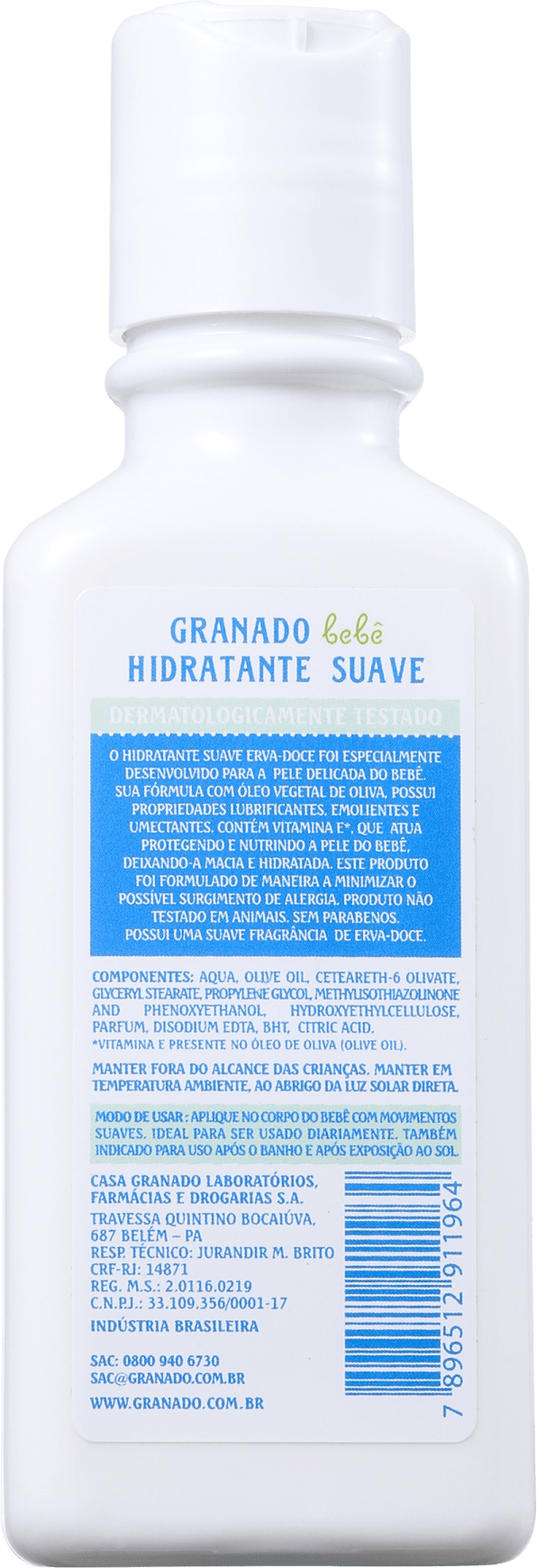 Granado Bebê Suave Erva-Doce - Hidratante 100ml