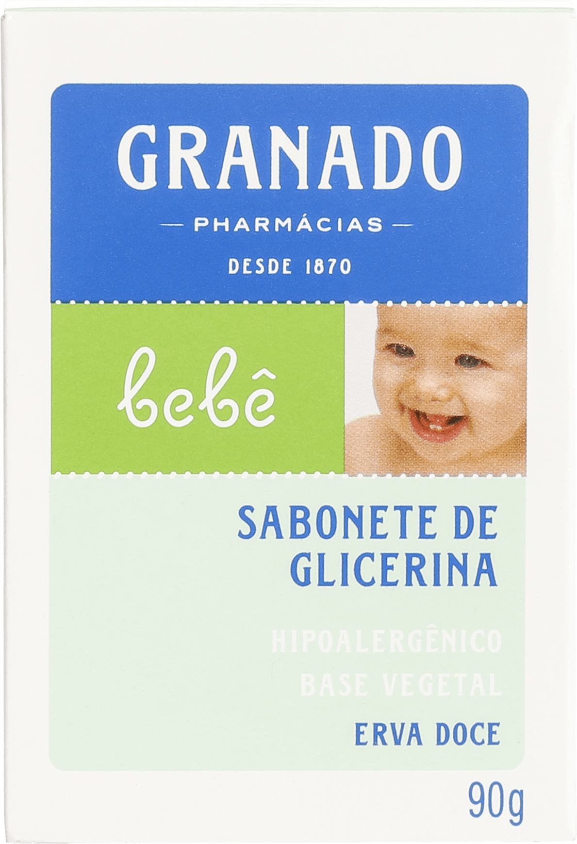 Granado Bebê Glicerina Erva Doce - Sabonete em Barra 90g