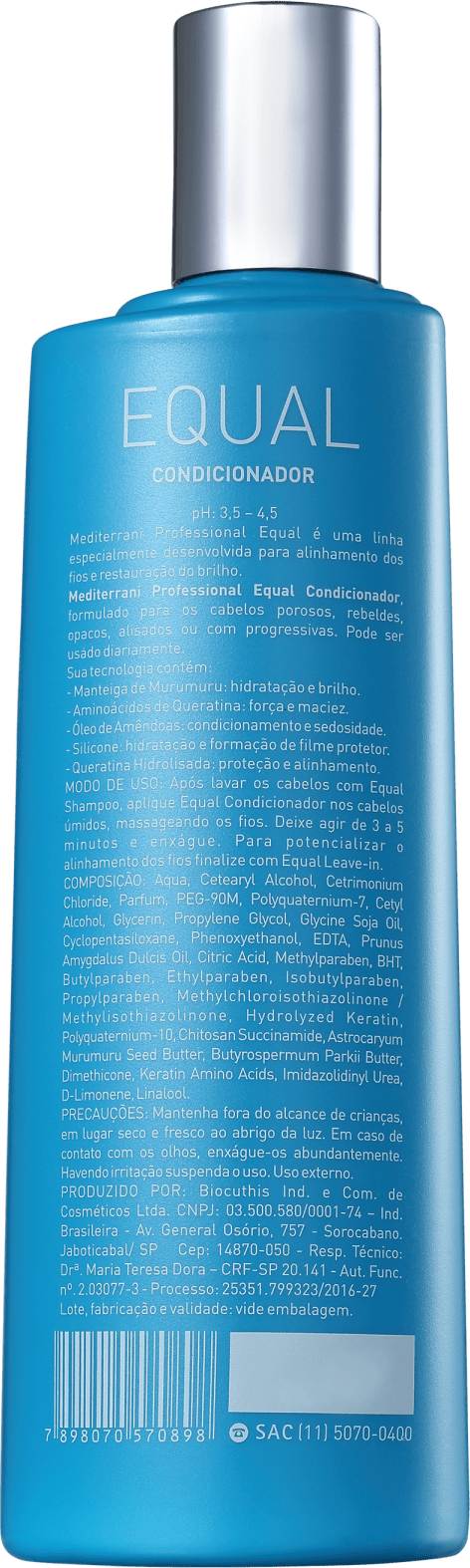 Mediterrani Ionixx Equal Conditioner - Condicionador 250g