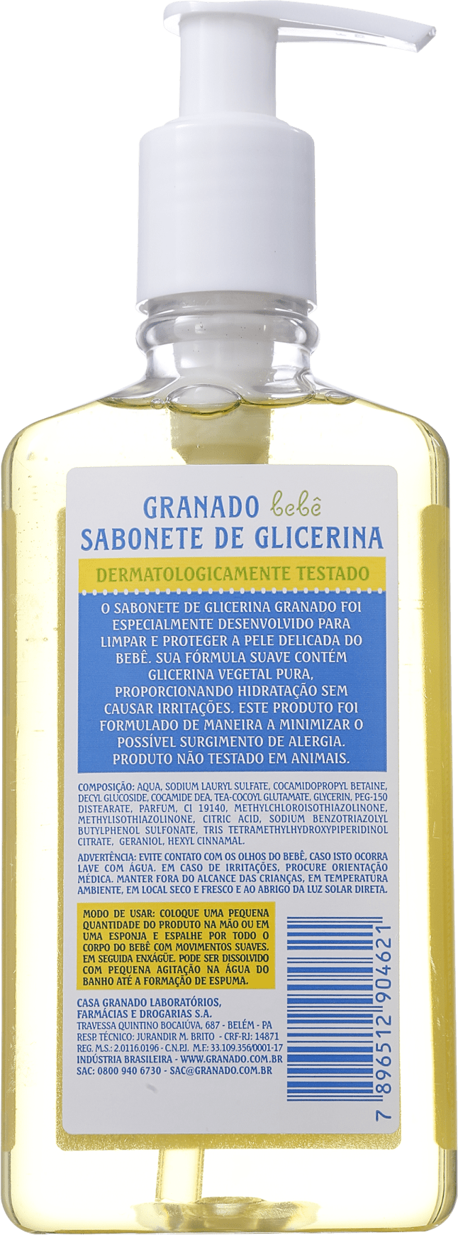 Granado Bebê Glicerina Tradicional - Sabonete Líquido 250ml