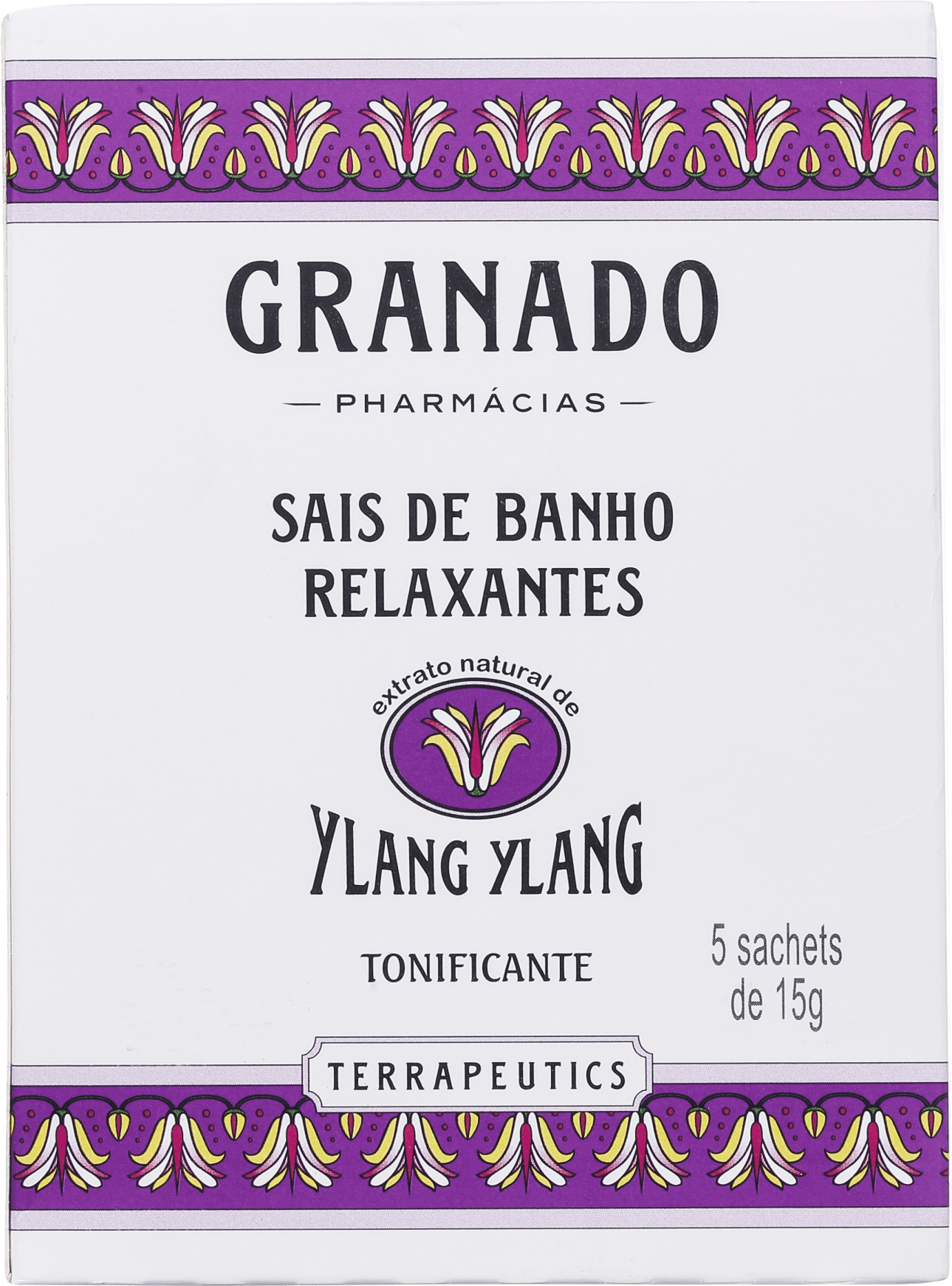 Granado Terrapeutics Relaxantes Ylan Ylan - Sais de Banho 5x15g