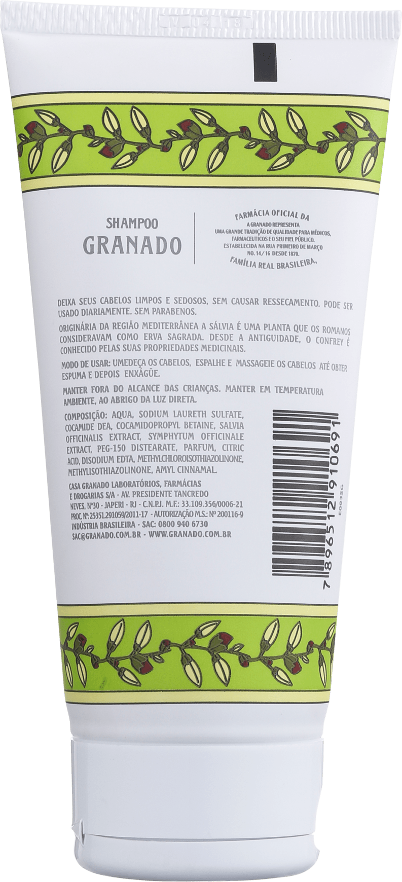 Granado Terrapeutics Sálvia e Confrey - Shampoo 180ml