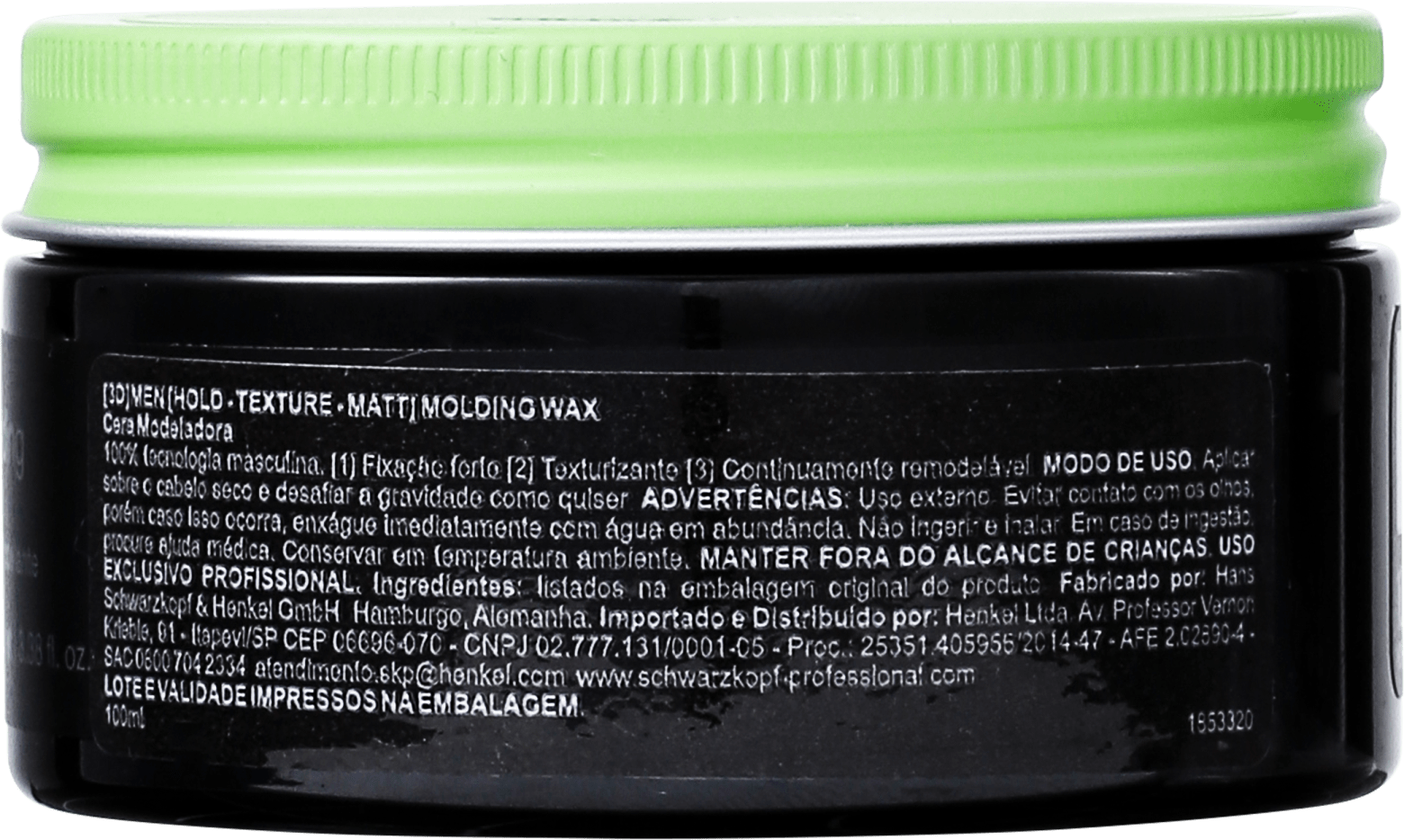 Schwarzkopf Professional 3D Men Molding Wax - Cera Modeladora 100ml