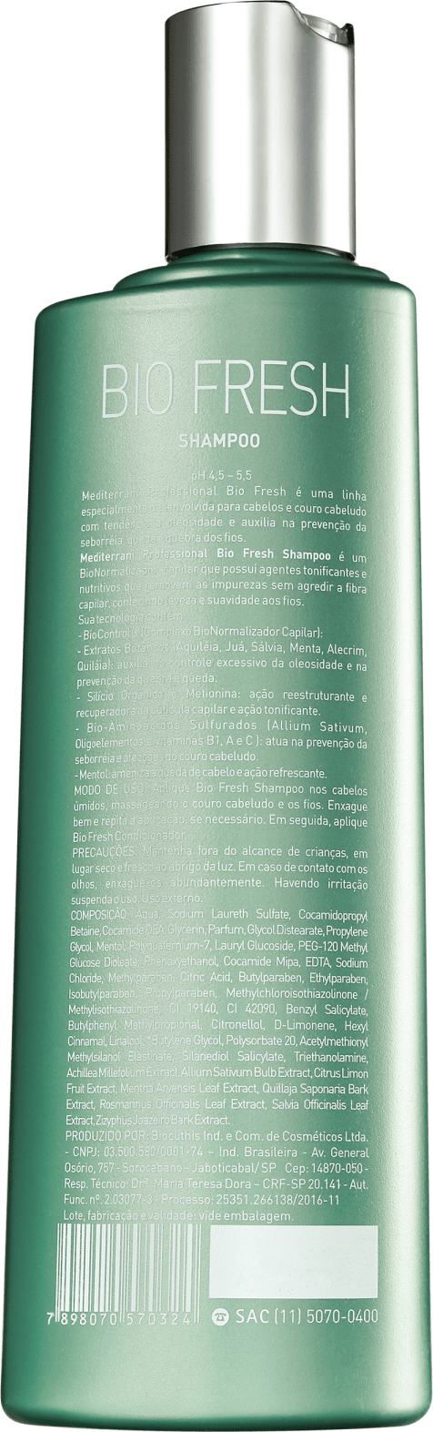 Mediterrani Bio Fresh - Shampoo 250ml