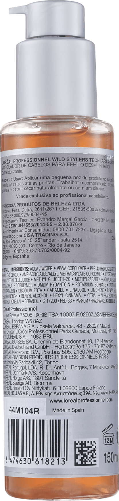L'Oréal Professionnel Wild Stylers by Tecni.Art Scruff Me 2 - Gel Texturizante 150ml