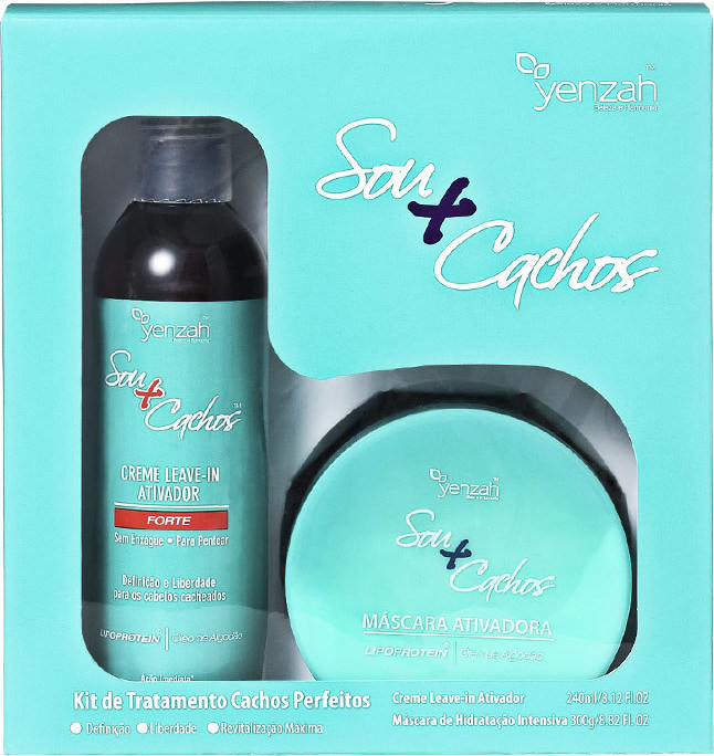Yenzah Sou+Cachos Ativador Forte Kit (2 Produtos)