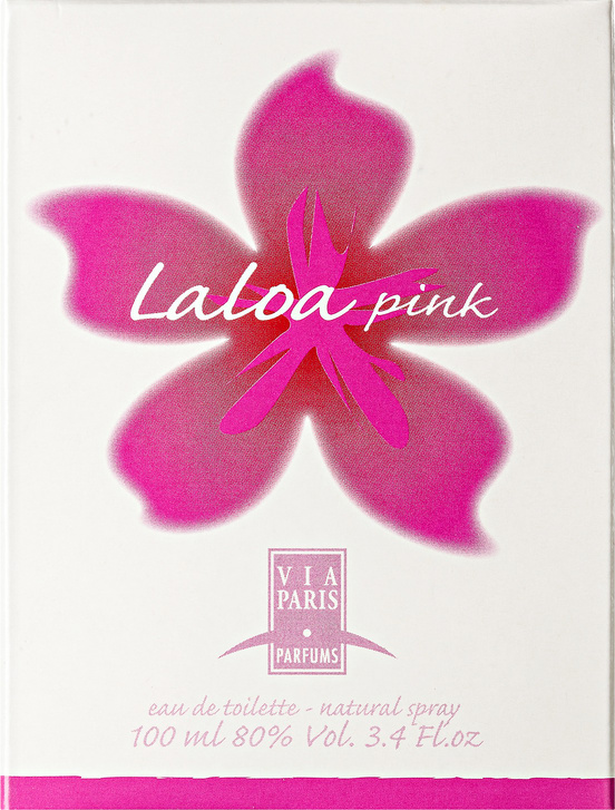 Laloa Pink Via Paris Eau de Toilette - Perfume Feminino 100ml
