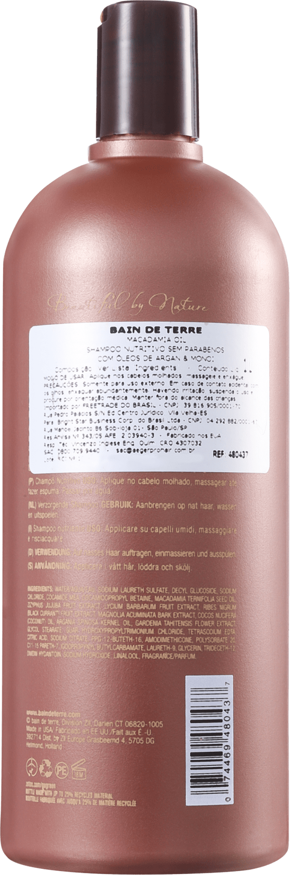 Bain de Terre Macadamia Oil Nourishing - Shampoo 1000ml