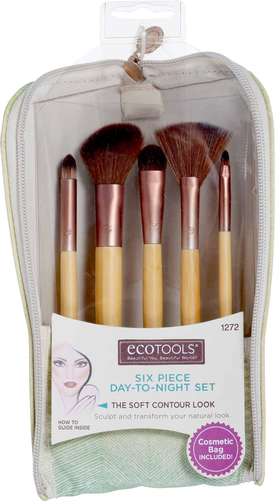 Kit de Pincéis Ecotools Six Piece Day-to-night (5 produtos)