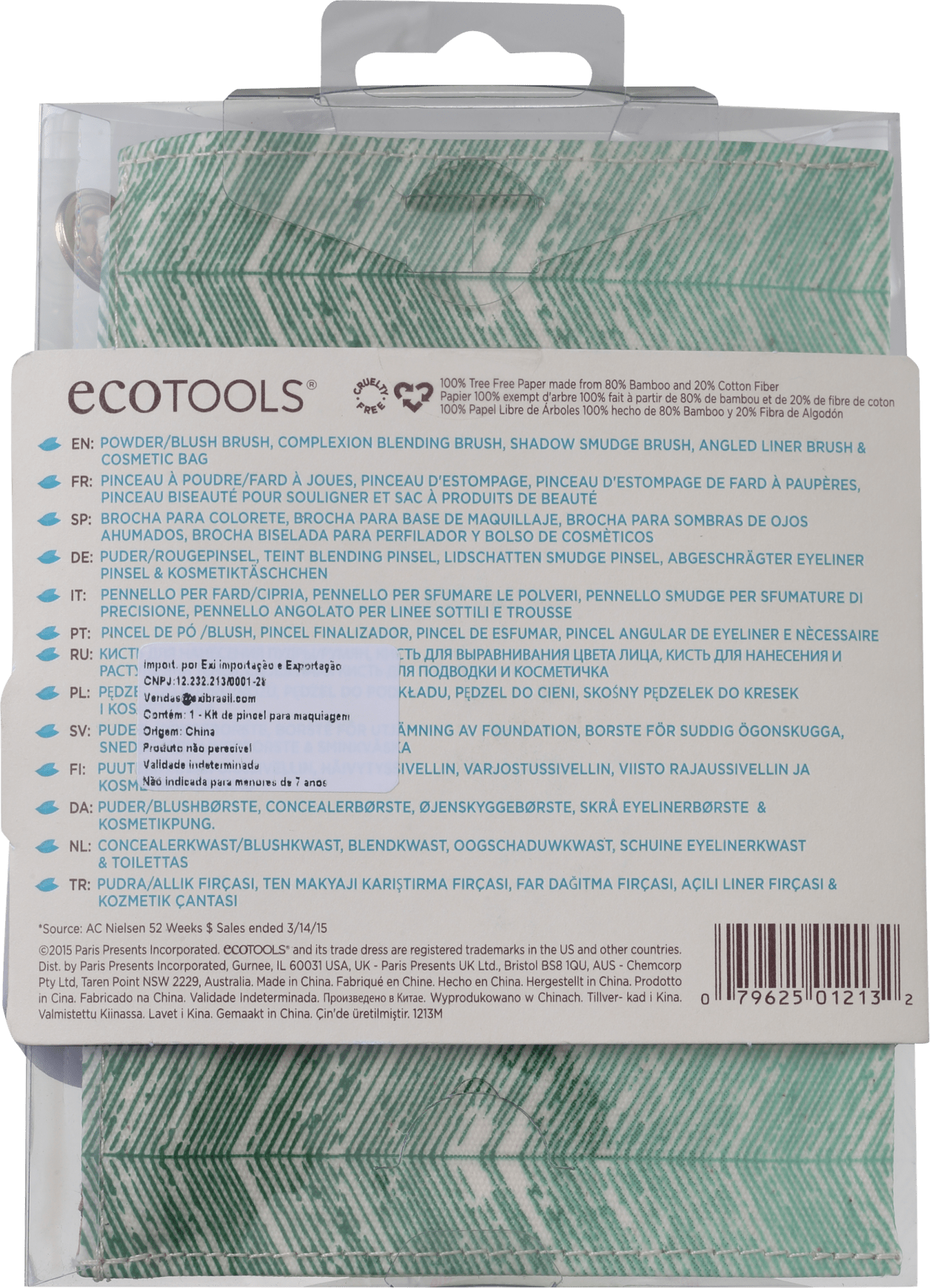 Kit de Pincéis Ecotools Five Piece Mineral (4 produtos)