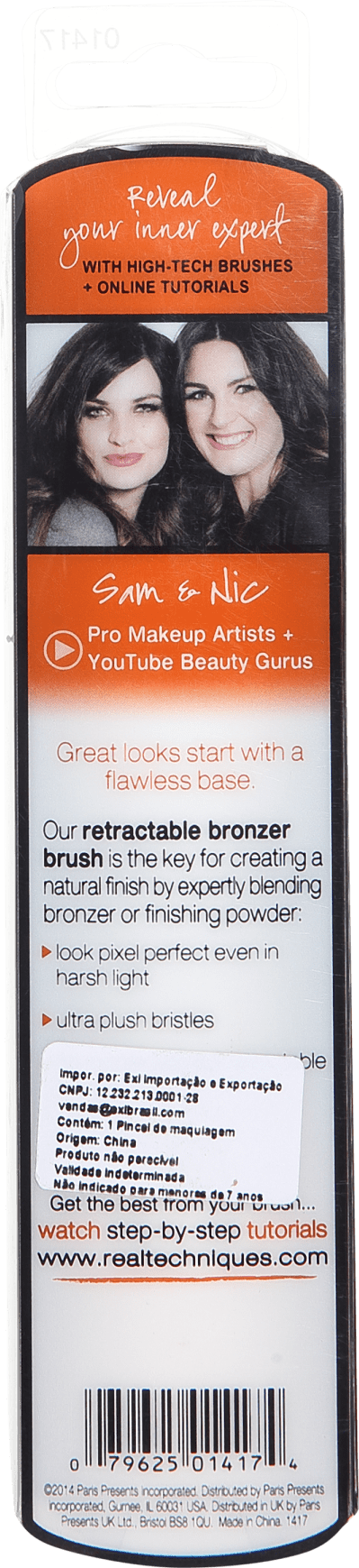 Real Techniques Bronzer Retrátil - Pincel para Bronzer