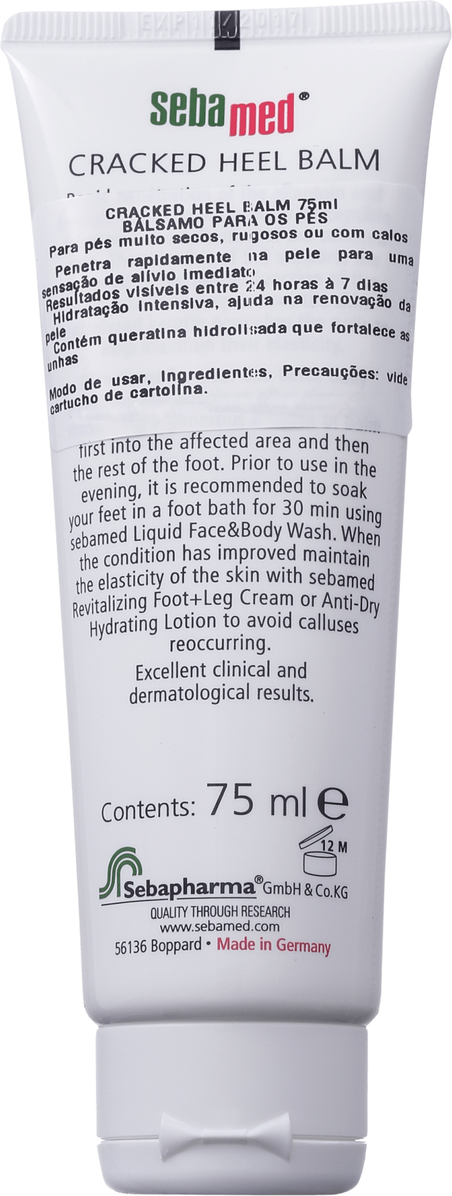 Sebamed Cracked Heel Balm - Creme para os Pés 75ml