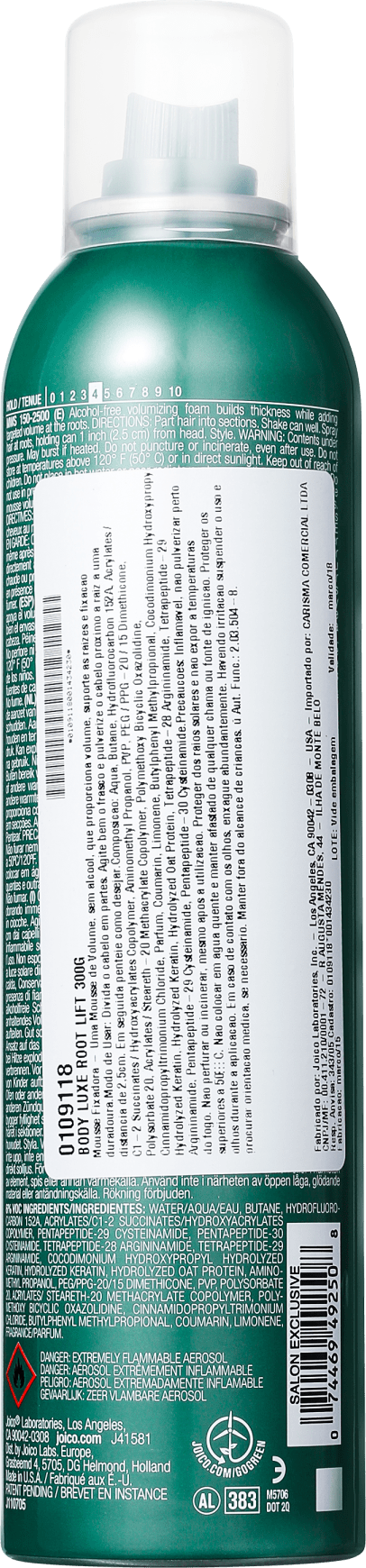 Joico Body Luxe Root Lift Volumizing Foam – Mousse 300ml