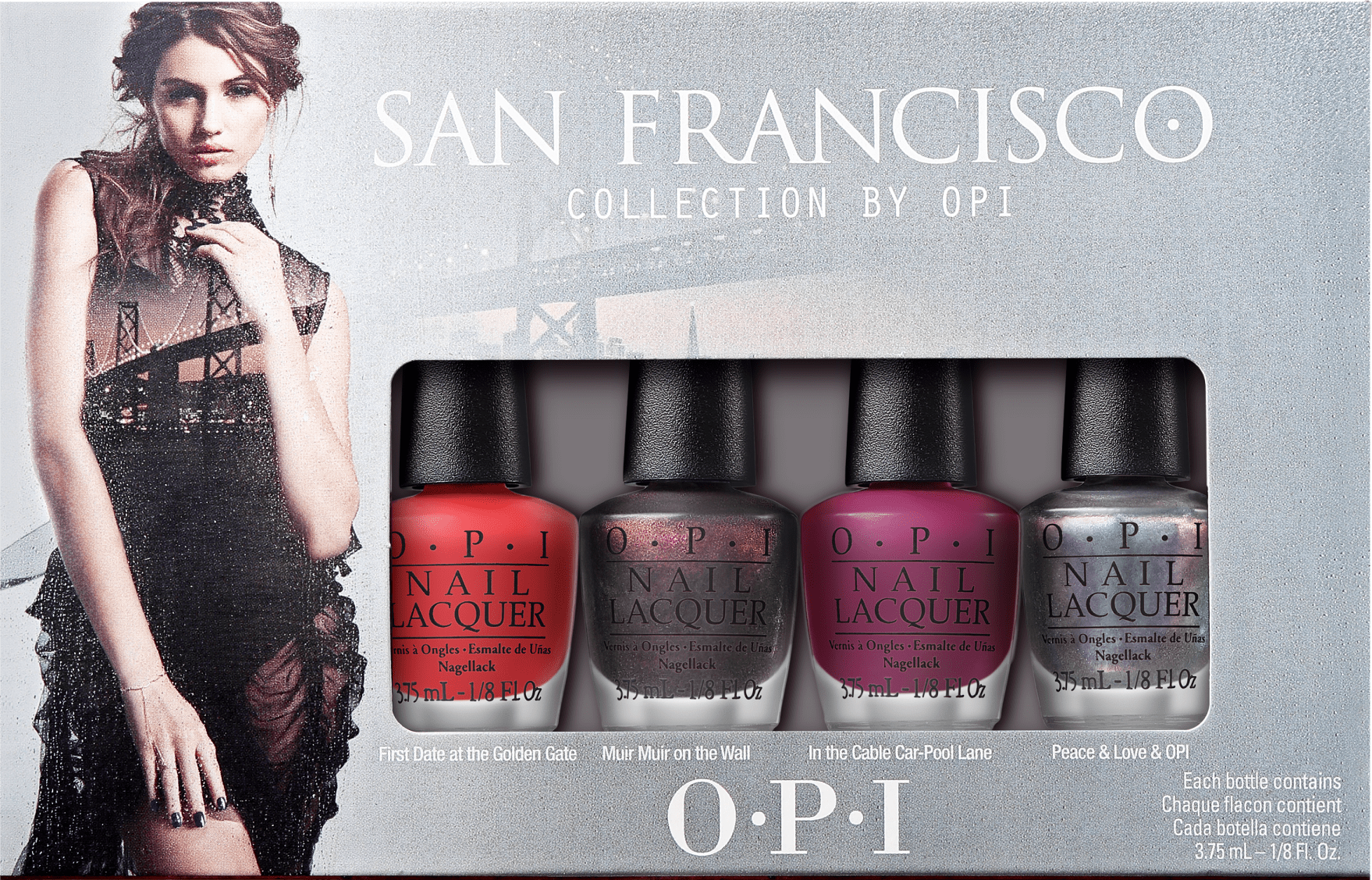 Kit OPI San Francisco Collection de Esmaltes (4 miniaturas)