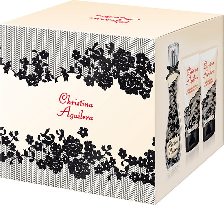 Conjunto Christina Aguilera Feminino - Eau De Parfum 30ml + Gel de Banho 50ml + Loção Corporal 50ml