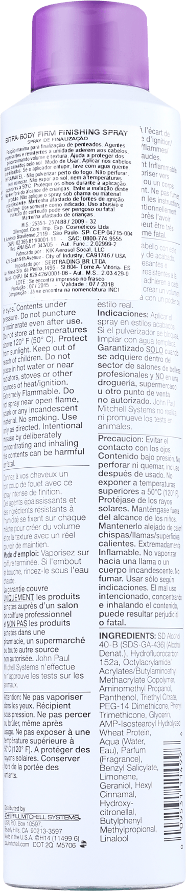 Paul Mitchell Extra-Body Firm - Spray Finalizador 364ml