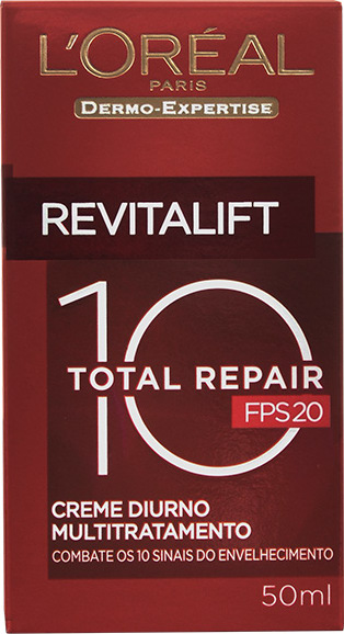 L'Oréal Paris Dermo-Expertise Revitalift Total Repair 10 FPS 20 - Creme Anti-Idade Diurno 50ml