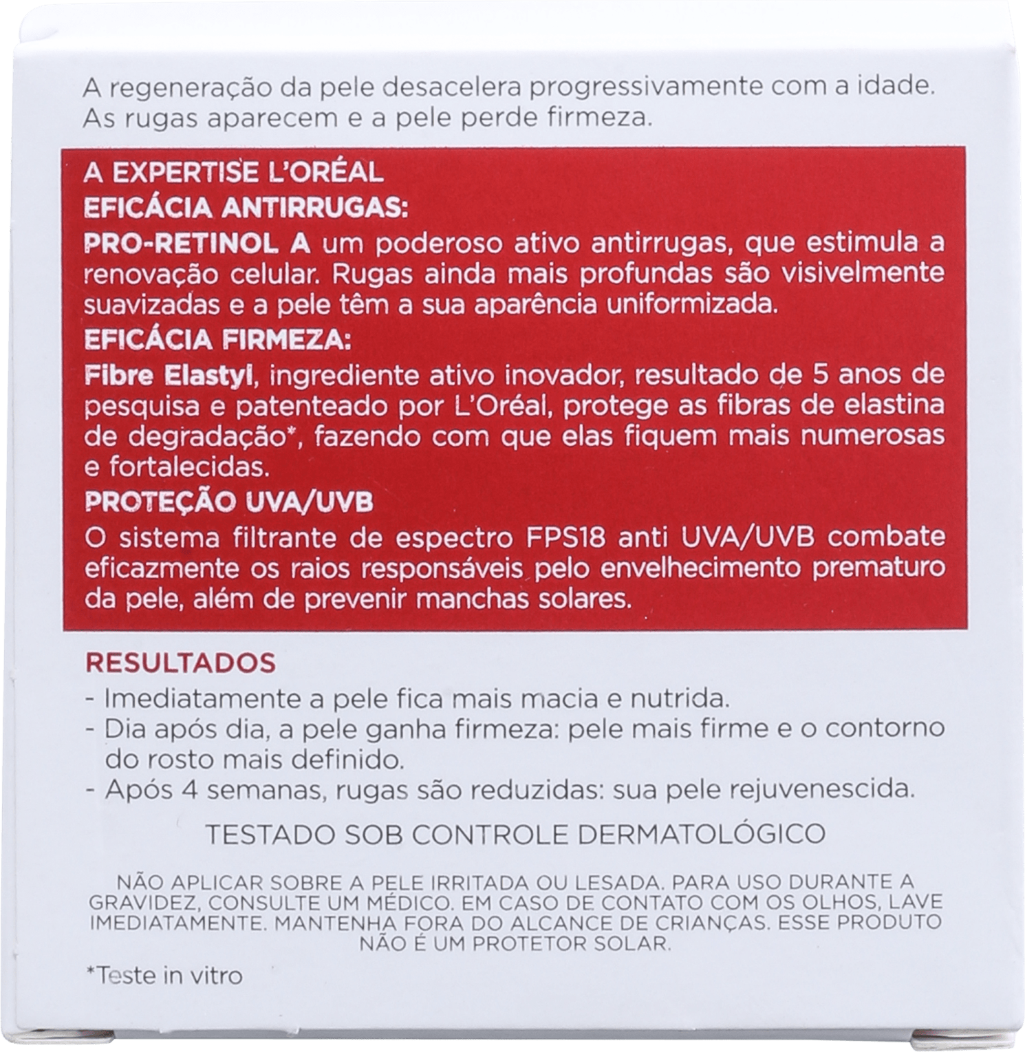 L'Oréal Paris Dermo-Expertise Revitalift FPS 18 - Creme Anti-Idade Diurno 49g