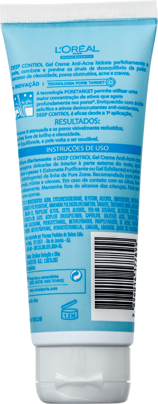 L'Oréal Paris Dermo-Expertise Pure Zone Deep Control - Hidratante Antiacne 75ml