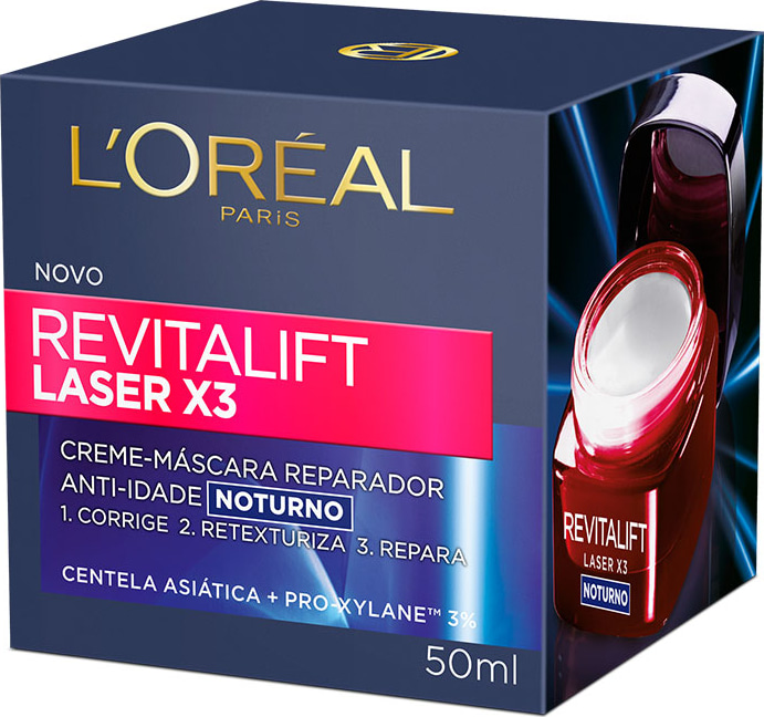 L'Oréal Paris Dermo-Expertise Revitalift Laser X3 - Creme Anti-Idade Noturno 50ml