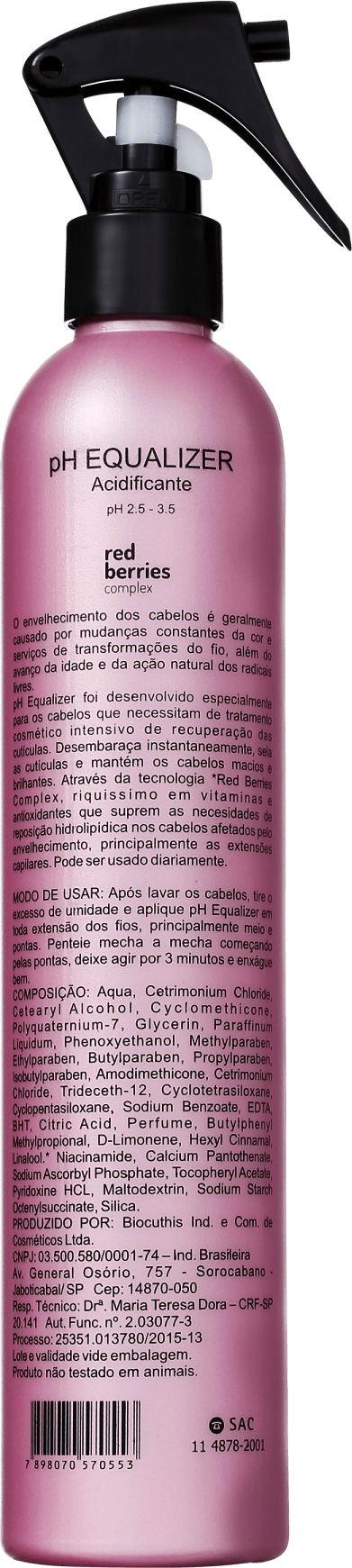 Mediterrani Age Repair pH Equalizer Acidificante - Tratamento 300ml