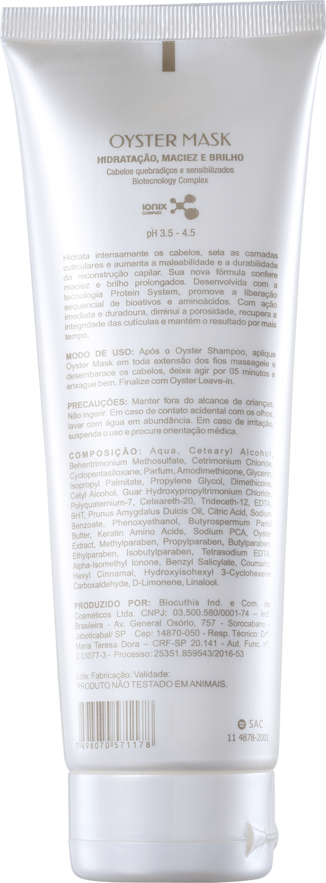 Mediterrani Oyster Repair Mask - Máscara 200g