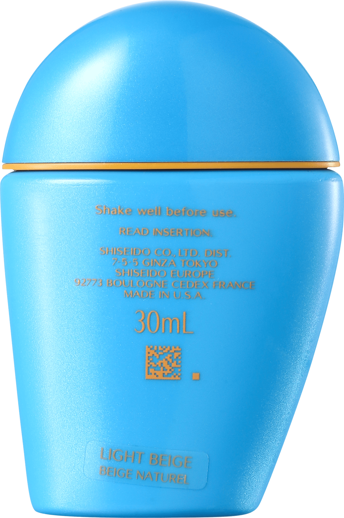 Shiseido Sun Care UV Protective Liquid Foundation FPS 43 Light Beige - Base Líquida 30ml