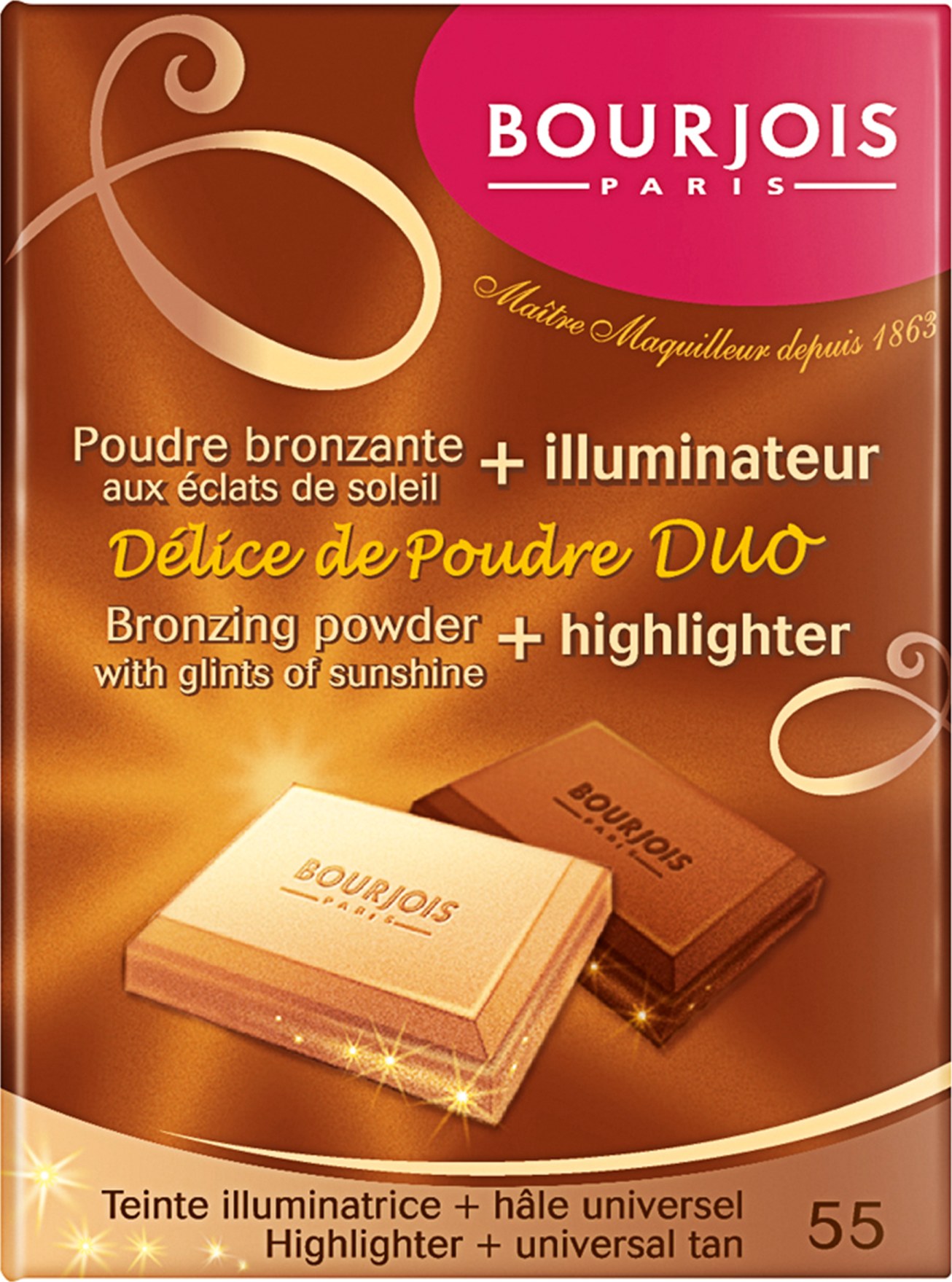 Bourjois Délice de Poudre - Paleta de Maquiagem 16,5g