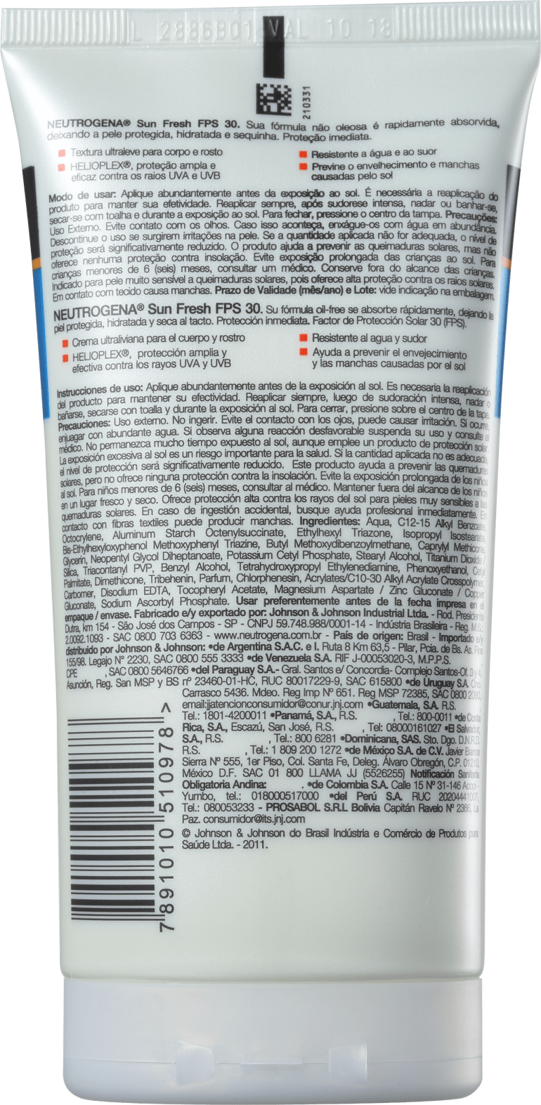 Neutrogena Sun Fresh FPS 30 - Protetor Solar 120ml