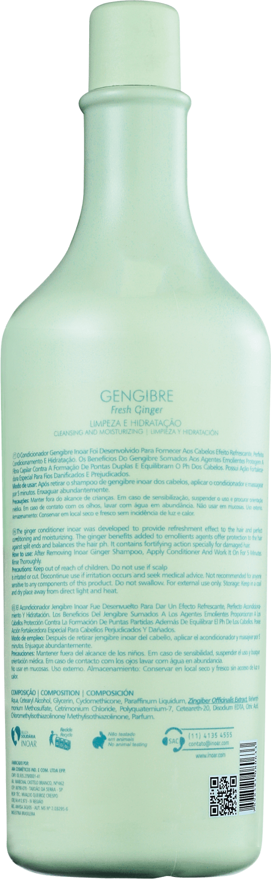 Inoar Gengibre Fresh Ginger - Condicionador Refrescante 1000ml