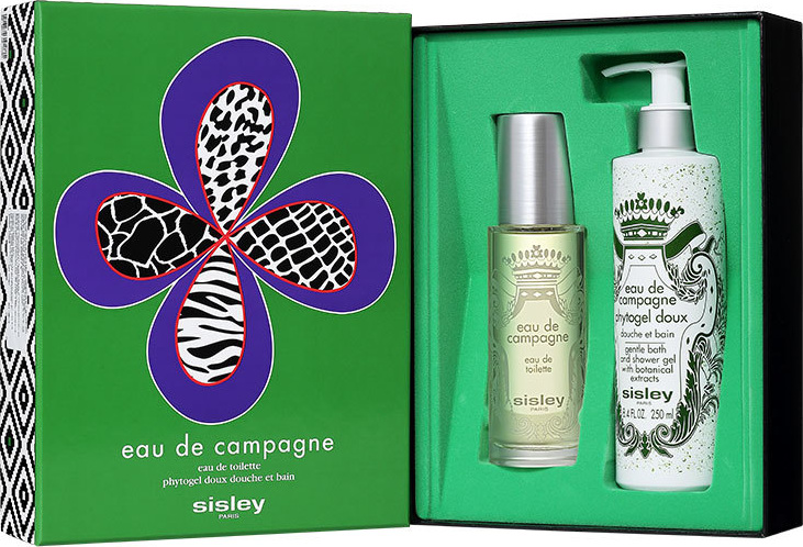Conjunto Eau de Campagne Sisley Unissex - Eau De Toilete 100ml + Gel de Banho 250ml