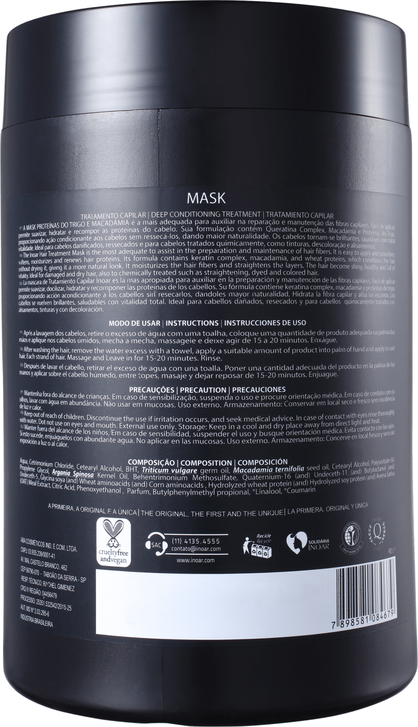 Inoar Mask Profissional - Máscara de Tratamento 1000g