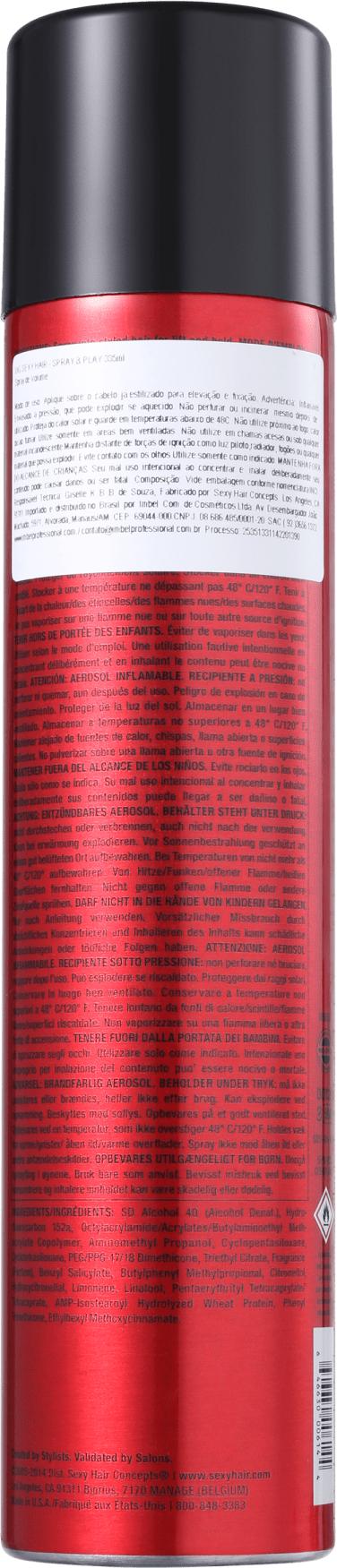 Sexy Hair Big Spray & Play Volumizing - Spray Fixador