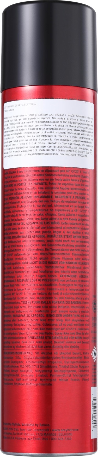 Sexy Hair Big Spray & Play Volumizing - Spray Fixador
