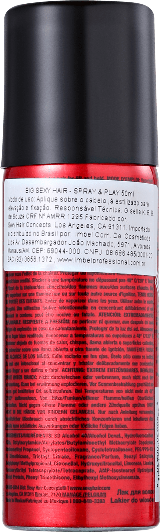 Sexy Hair Big Spray & Play - Spray Fixador 50ml