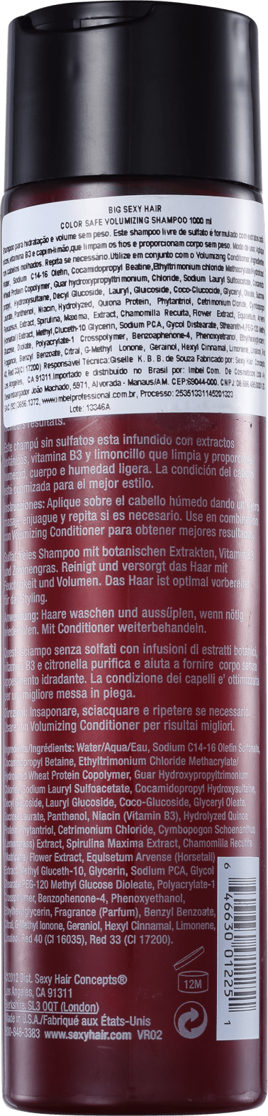 Sexy Hair Big Extra Volumizing - Shampoo 300ml