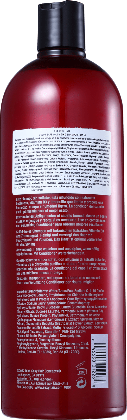 Sexy Hair Big Sulfate-Free Volumizing - Shampoo 1000ml