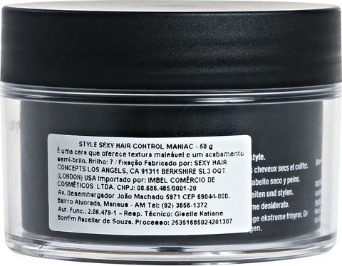 Sexy Hair Style Control Maniac - Cera Modeladora 50g