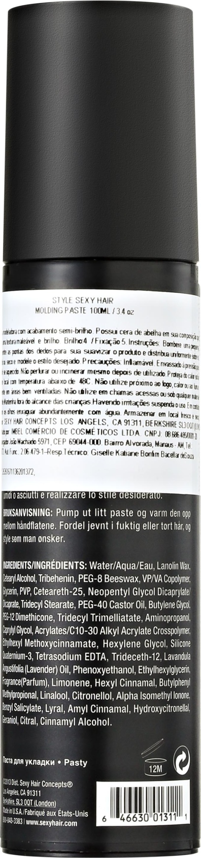 Sexy Hair Style Molding Paste - Pomada em Spray 100ml
