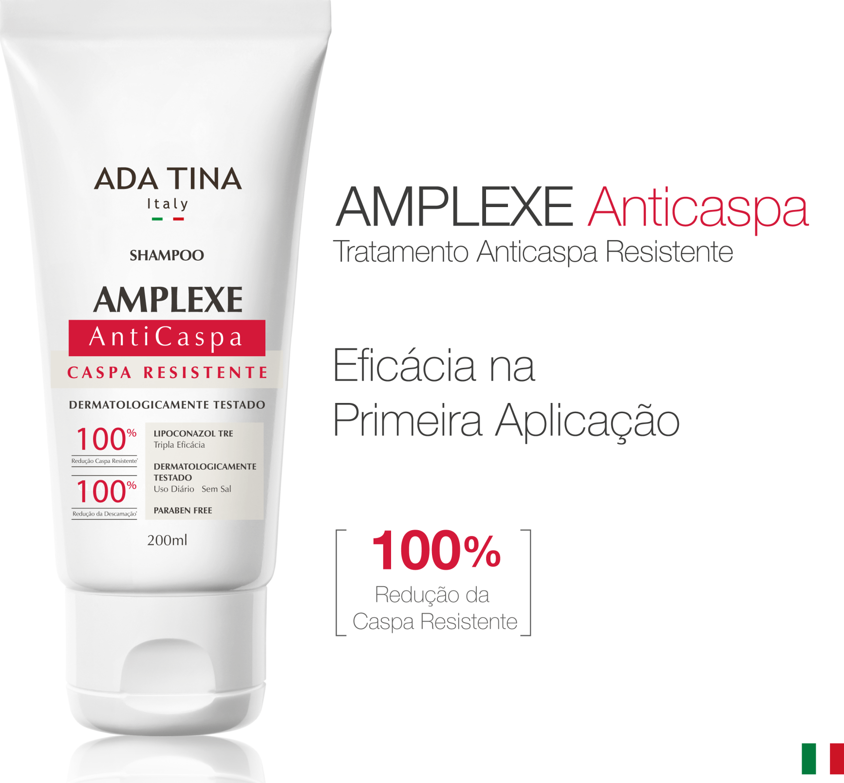 Ada Tina Amplexe Anticaspa Caspa Resistente - Shampoo 200ml