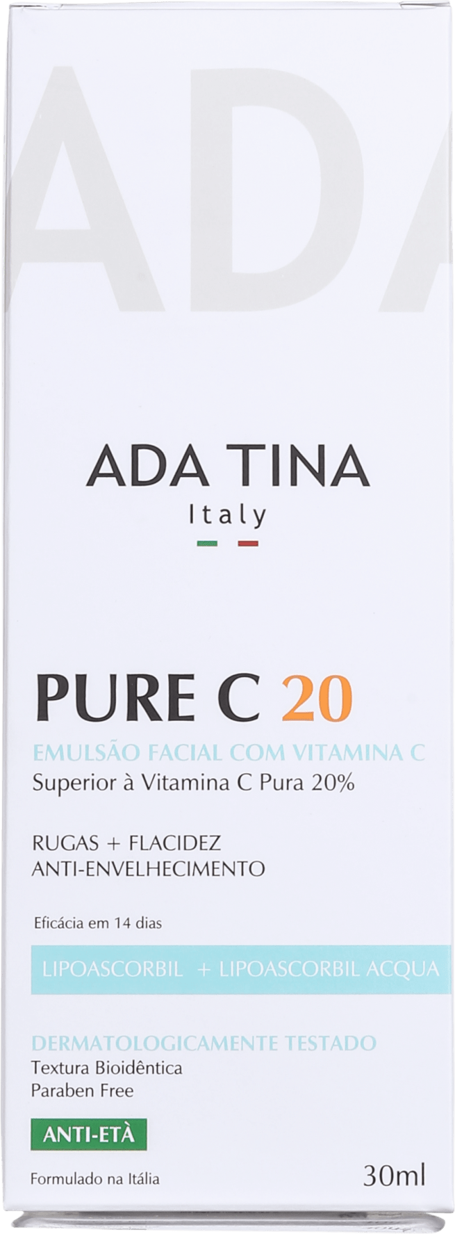 Ada Tina Pure C 20 - Emulsão Anti-Idade Concentrada 30ml