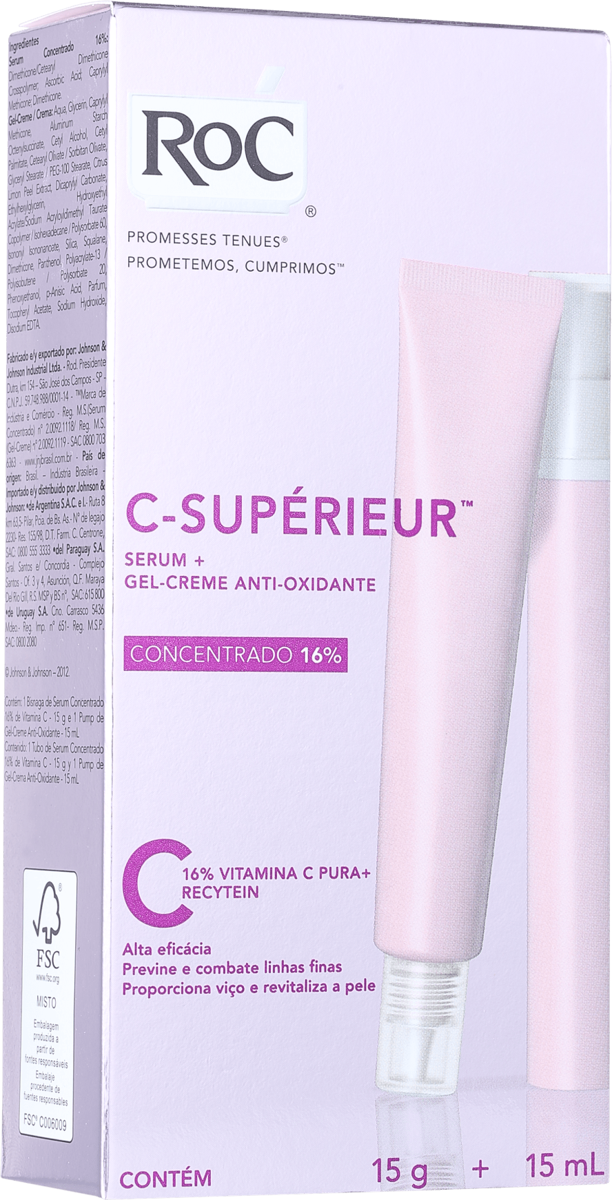 Kit RoC CSupérieur Concentrado 16% Duo (2 produtos)