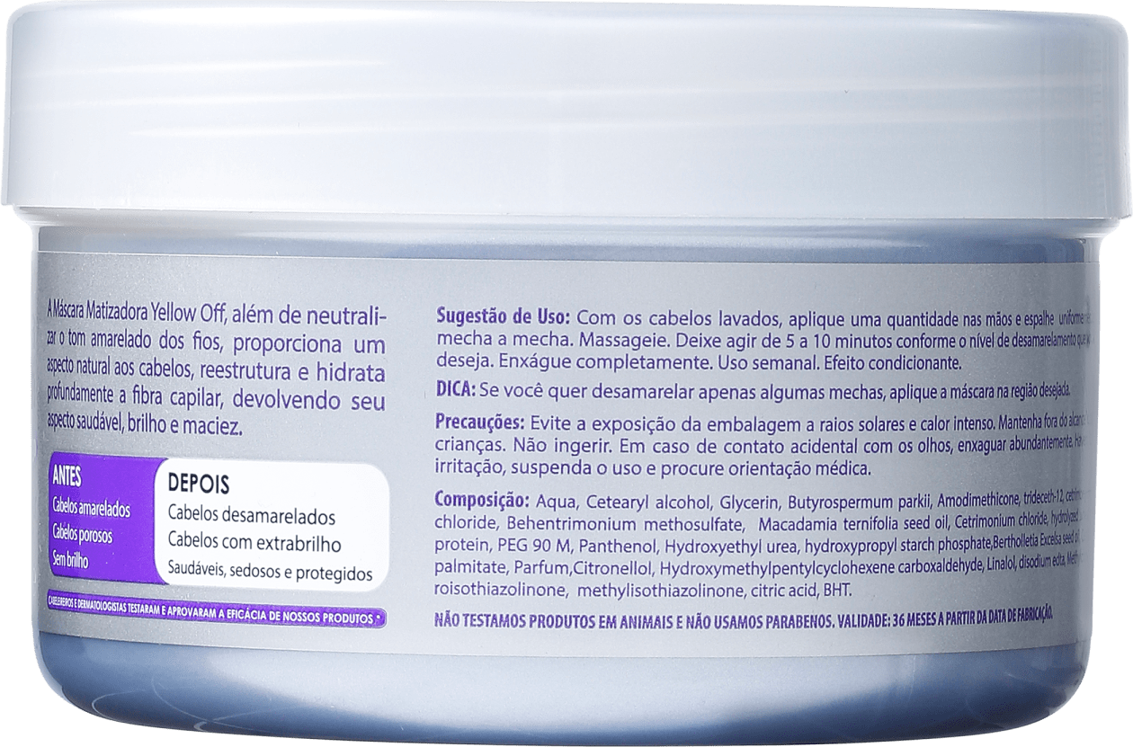 Yenzah Yellow Off – Máscara Matizadora 500g