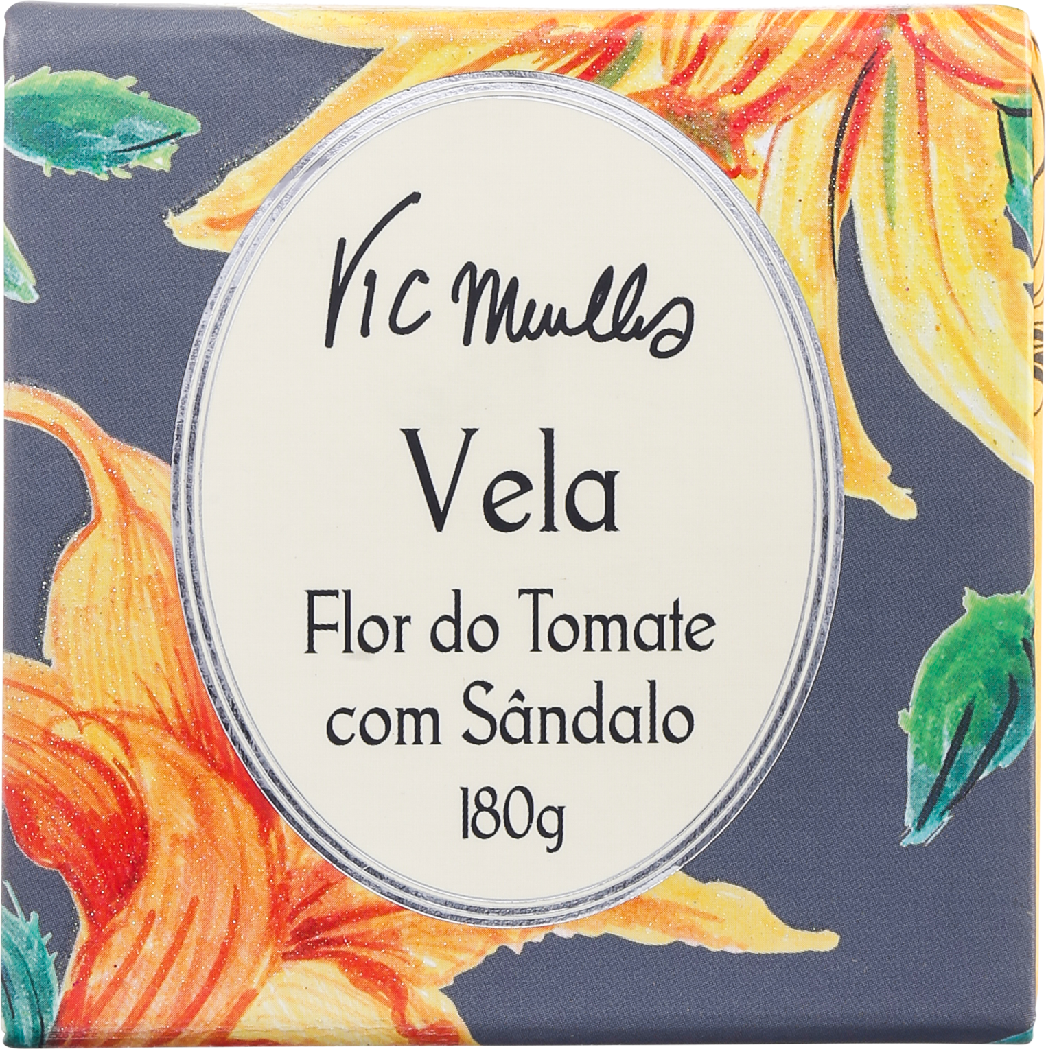 Phebo Vic Meirelles Flor do Tomate com Sândalo - Vela Perfumada 180g