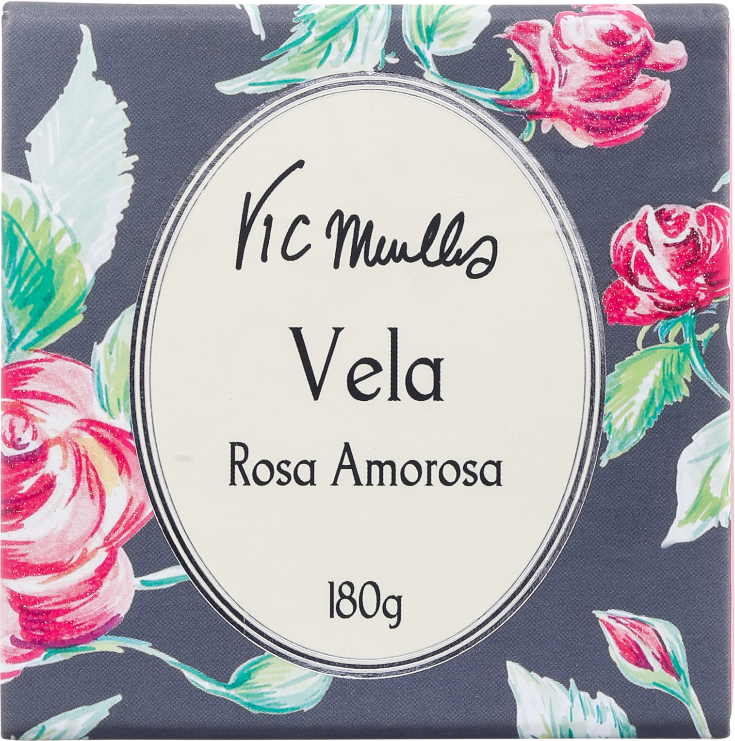 Phebo Vic Meirelles Rosa Amorosa - Vela Perfumada 180g